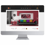 طراحی فروشگاه اینترنتی ماندا مبل